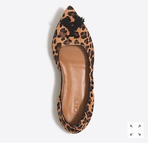 J.Crew Factory NIB leopard tassel flats